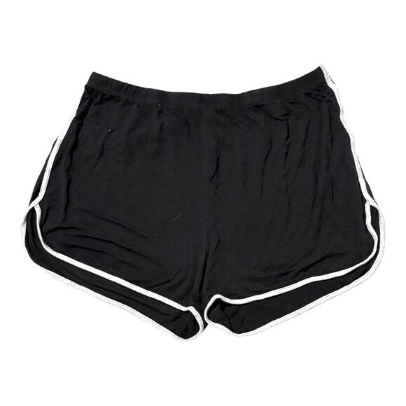 Ekouaer Sleep/Lounge Set -Soft Tshirt & Shorts Pajamas - XL - Black/Gray - Picture 7 of 14